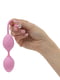 Вагінальні кульки Frisky Pink із кристалом (діаметр 3,2см) | 6667707 | фото 2