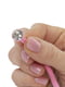 Вагінальні кульки Frisky Pink із кристалом (діаметр 3,2см) | 6667707 | фото 5