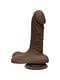 Фалоімітатор The D - Super D - 6 Inch With Balls - Ultraskyn — Chocolate (діаметр 3,8 см) | 6668300