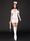 Еротичний костюм медсестри "Сексуальна Ніколетта" One Size White | 6668440 | фото 2