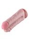 Подвійний дилдо для секс-машин 8.5″ Two Cocks One Hole Silicone Dildo | 6670322