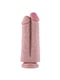 Подвійний дилдо для секс-машин 8.5″ Two Cocks One Hole Silicone Dildo | 6670322 | фото 4