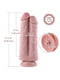 Подвійний дилдо для секс-машин 8.5″ Two Cocks One Hole Silicone Dildo | 6670322 | фото 7