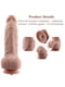 Гнучкий фалоімітатор для секс-машин 9.25″ Silicone Dildo, система KlicLok | 6670323 | фото 2