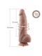 Гнучкий фалоімітатор для секс-машин 9.25″ Silicone Dildo, система KlicLok | 6670323 | фото 4