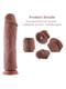 Силіконовий фалоімітатор для секс-машин 11″ Silicone Dildo, система KlicLok | 6670324 | фото 2