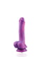 Фалоімітатор 8.2″ з вібрацією для секс-машин Purple Silicone Dildo with Vibe, KlicLok | 6670328 | фото 2