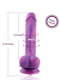 Фалоімітатор 8.2″ з вібрацією для секс-машин Purple Silicone Dildo with Vibe, KlicLok | 6670328 | фото 3