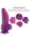 Фалоімітатор для секс-машин 9.45″ Silicone Fantasy Series Dildo, система кріплення KlicLok | 6670330 | фото 2