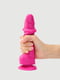 Реалістичний фалоімітатор  Sliding Skin Realistic Dildo Fuchsia - L, ефект рухливої шкіри | 6670373