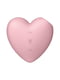 Вакуумний стимулятор-серце з вібрацією Cutie Heart Light Red | 6670398 | фото 6