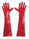 Глянсові вінілові рукавички Art of Sex - Lora, розмір S, колір Червоний | 6670598 | фото 5