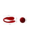 Смартвібратор для пар Fanfan set Bright Red з пультом ДК | 6670667 | фото 3