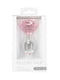 Скляна анальна пробка Rosy Luxurious Glass Anal Plug, ⌀3,3 см, віброкуля в подарунок | 6670799 | фото 5