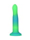 Фалоімітатор, що світиться в темряві,  Rave 8″, Glow in the Dark Dildo Blue Green (20,3 см) | 6670811 | фото 3