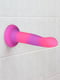 Фалоімітатор, що світиться в темряві,  Rave 8″, Glow in the Dark Dildo Pink Purple (20,3 см) | 6670812 | фото 6