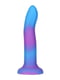 Фалоімітатор, що світиться в темряві,  Rave 8″ Glow in the Dark Dildo Blue Purple (20,3 см) | 6670813