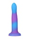 Фалоімітатор, що світиться в темряві,  Rave 8″ Glow in the Dark Dildo Blue Purple (20,3 см) | 6670813 | фото 3