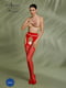 Еротичні колготки-бодістокінг «ECO» червоні | 6671043 | фото 3