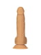 Фалоімітатор Dual Density Silicone Dildo Caramel 8″ з присоскою (діаметр 4,3 см) | 6672078 | фото 2