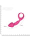 Анальна пробка Budy Pink із стимулюючою ніжкою, макс. діаметр 2,5 см | 6673463 | фото 2