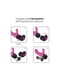 Вібратор Butch Cassidy зі змінними насадками для клітора рожевий | 6673466 | фото 4