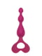 Анальний ланцюжок Arrow Pink, силікон, макс. діаметр 3 см | 6673481
