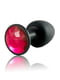 Анальна пробка Geisha Plug Ruby M з кулькою всередині, створює вібрації, макс. діаметр 3,2см | 6673494 | фото 4