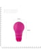 Вібратор Caress з крутяться насадками для стимуляції ерогенних зон рожевий | 6673678 | фото 2