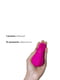 Вібратор Caress з крутяться насадками для стимуляції ерогенних зон рожевий | 6673678 | фото 4