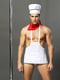 Чоловічий еротичний костюм кухаря "Умілий Джек" S/M: сліпи, фартух, хустка і ковпак | 6673936 | фото 2