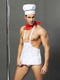Чоловічий еротичний костюм кухаря "Умілий Джек" S/M: сліпи, фартух, хустка і ковпак | 6673936 | фото 5