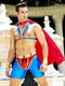 Чоловічий еротичний костюм супермена "Готовий на все Стів" S/M: плащ, портупея, шорти, манжети | 6673946 | фото 2