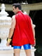 Чоловічий еротичний костюм супермена "Готовий на все Стів" S/M: плащ, портупея, шорти, манжети | 6673946 | фото 5