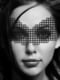 Маска на обличчя  Erika Mask, вінілова, клейове кріплення, без зав'язок, чорна | 6673976 | фото 2