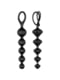 Набір анальних бус Beads Black, силікон, макс. діаметр 3,3см і 3,5 см | 6674044