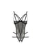 Еротичне боді монокіні з відкритими грудьми VALERY BODY black Exclusive | 6674131 | фото 5
