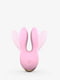 Вібратор-кролик Hear Me Rose з двома моторчиками і різнобарвною LED підсвіткою, рожевий | 6674217 | фото 3