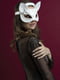 Маска кішечки Catwoman Mask, натуральна шкіра, біла | 6674322 | фото 2