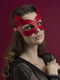 Маска кішечки Kitten Mask, натуральна шкіра, червона | 6674324 | фото 2