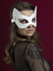 Маска кішечки Kitten Mask, натуральна шкіра, біла | 6674325 | фото 4