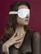 Маска на очі Blindfold Mask, натуральна шкіра, біла | 6674328 | фото 2