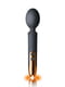 Вібромасажер Oriel чорно-золотистого кольору, водонепроникний з LED підсвіткою | 6674373 | фото 3