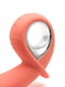 Анальний вібратор Klein Orange з надувним кінчиком, unisex, (діаметр 35-50мм), помаранчевого кольору | 6674440 | фото 8