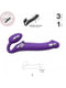 Безремневий страпон з вібрацією Vibrating Violet L, діаметр 3,7см | 6674536 | фото 2