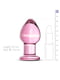 Рожева анальна пробка зі скла Gildo Pink Glass Buttplug No. 27 | 6674868 | фото 3