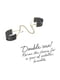 Наручники Desir Metallique Handcuffs - Black, металеві, стильні браслети | 6675201 | фото 5