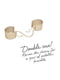 Наручники Desir Metallique Handcuffs - Gold, металеві, стильні браслети | 6675202 | фото 5