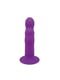Ділдо з вібрацією Hitsens 3 Purple, відмінно для страпона, діаметр 4 см, довжина 18,2см | 6675657
