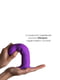 Ділдо з вібрацією Hitsens 3 Purple, відмінно для страпона, діаметр 4 см, довжина 18,2см | 6675657 | фото 3